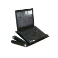 Soporte de mesa de cuaderno portátil de escritorio portátil de escritorio portátil personalizado personalizado con ventilador USB y almohadilla del mouse